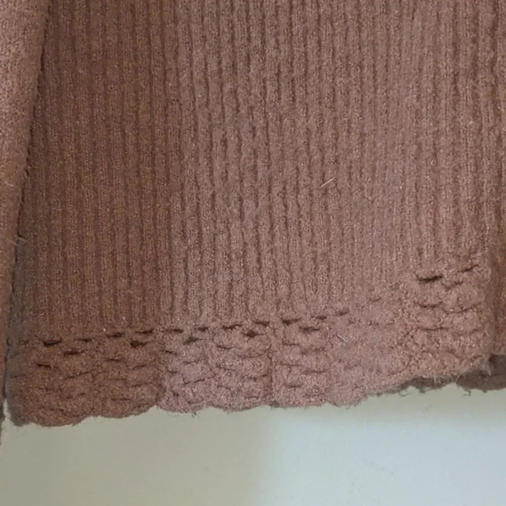 Anthropologie Sleeping on Snow zip front sweater - Picture 4 of 5